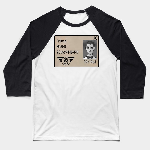 Milk Man, Francis Mosses Baseball T-Shirt by BrunoMaxey